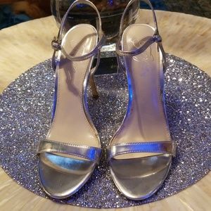 Sexy Silver Fergie Heels